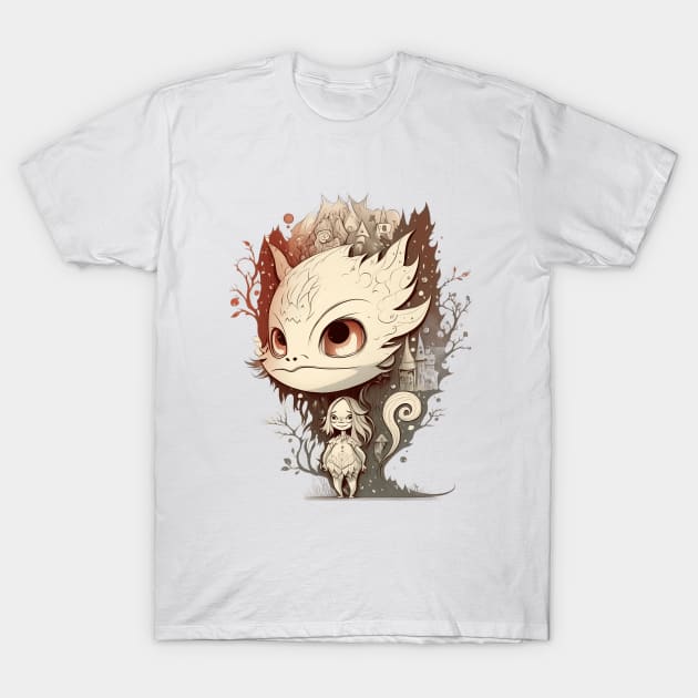 Mystical fantasy character. T-Shirt by AndreKENO